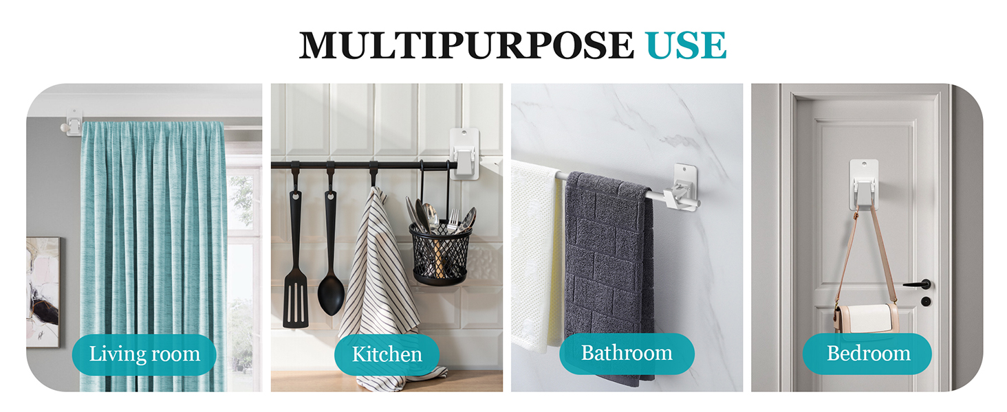 curtain rod holders