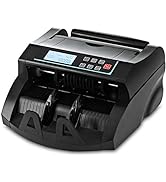 DOMENS Money Counter Machine with US Dollar Value Count,UV/MG/MT/IR/DD Counterfeit Detection Bill...