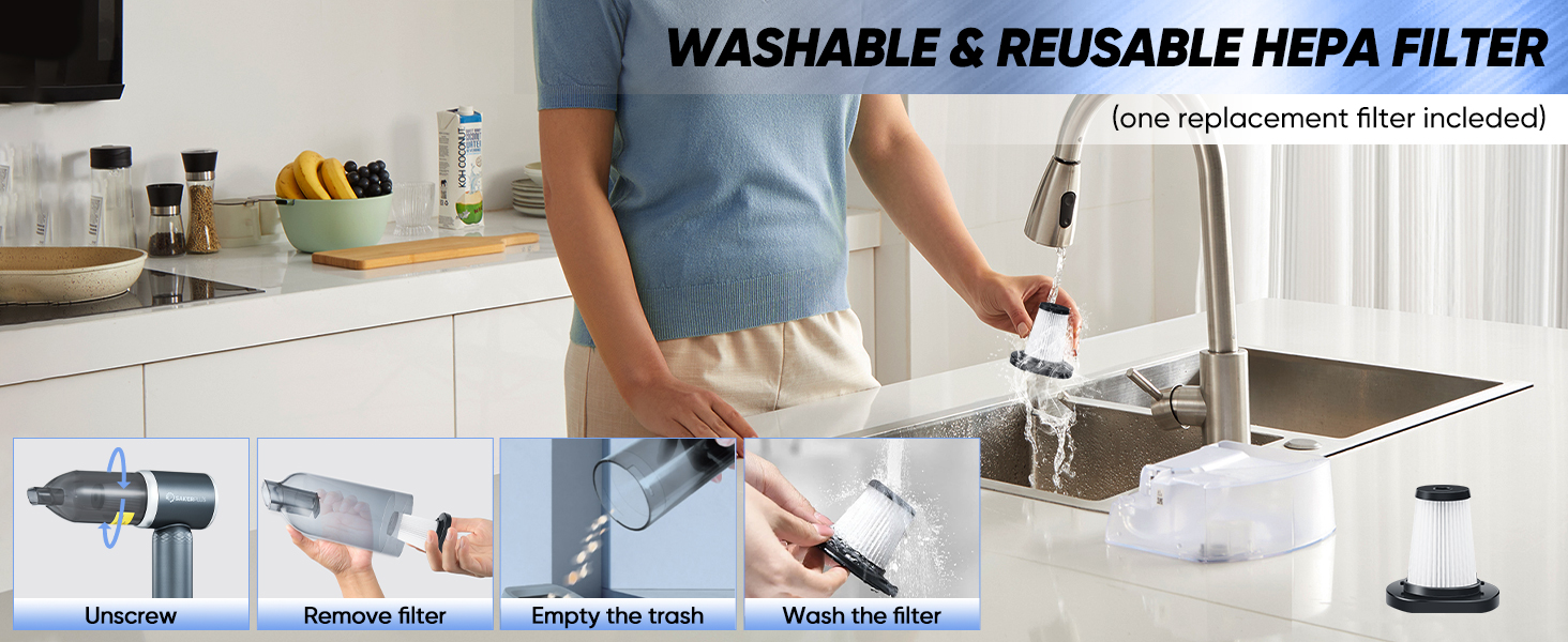washable & reusable filter
