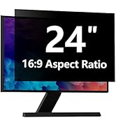 Computer Privacy Screen Protector 24 Inch with Hp Dell Acer Asus Samsung LG and More, Removable S...