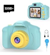 PROGRACE Kids Camera Boys Gift - Dual Selfie Mini Children Camera Age 3 4 5 6 7 8 9 Year Old Todd...