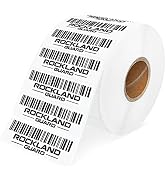 Rockland Guard 3" x 1" Direct Thermal Labels (1,300/Roll) - FNSKU Barcode Labels, UPC Sticker