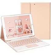 LAMA Wireless Keyboard Case with Touchpad for iPad 10.2" 9th 8th 7th Generation, Detachable Bluet...