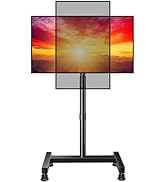 Perlegear Floor TV Stand with Mount for 26-50 inch TVs up to 55 lbs, TV Floor Stand with Rotation...