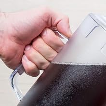 plastic pitcher handle pouring