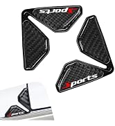 YAWUROU 2 PCS Car Door Corner Edge Guard, Anti-collision Carbon Fiber Door Corner Buffer Pad, Sel...