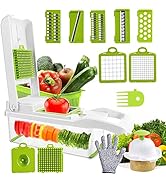 COMUSTER Mandoline Slicer, Vegetable Chopper, Pro Food Chopper Vegetable Cutter and Dicers, Onion...