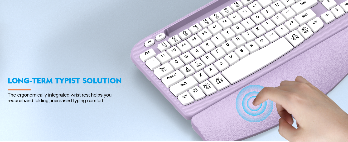 wireless keyboard ergonomic
