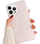 J.west Compatible with iPhone 16 Pro Case 6.3 inch,Sparkle Opal Glitter Translucent Clear Soft TP...