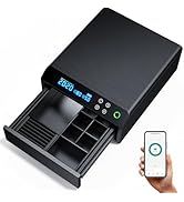 HOLEWOR Gun Safe, Slide Away Biometric Pistol Safe Quick Access Bluetooth APP Drawer Safe Jewelry...