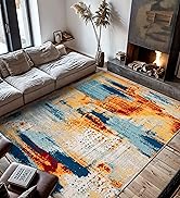 Rugshop Sky Collection Novel Abstract Area Rug 5' x 7' Multi