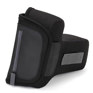 DSLR Camera and Zoom Lens Case Sleeve w/ Neoprene Protection , Accessory Storage & Strap Openings