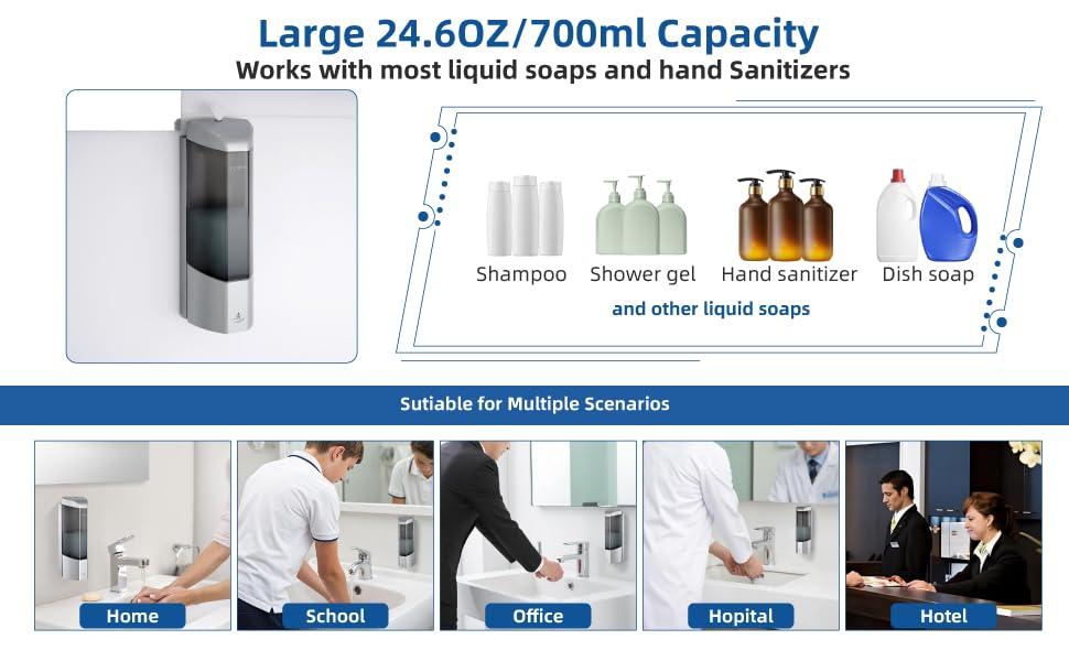 162 sliver automatic soap dispenser