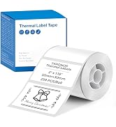 TYPONOS Label for PM240 Printer, 2'' (50x30mm) Thermal Tape, 1 Roll White