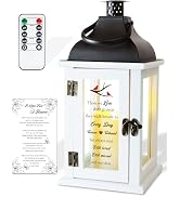 Homemory Memorial Lantern Bereavement Sympathy Gift for Loss of Loved One, Remembrance Gift with ...