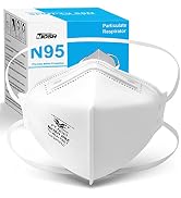 Funight N95 Mask 20 Pack NIOSH Certified Respiratory Particulate Filtering Face Mask Personal Pro...