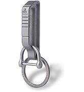 TISUR Belt Keychain Titanium Belt Loop Key Holder with Detachable Keyring for Men and Women (BK4+...