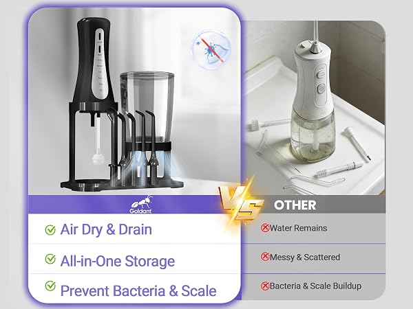 350ML water flosser with stand