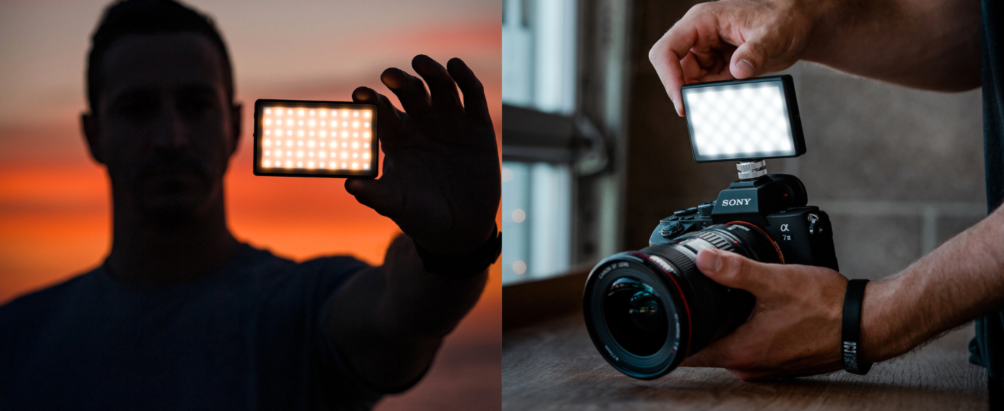 color temperature led camera panel lighting control