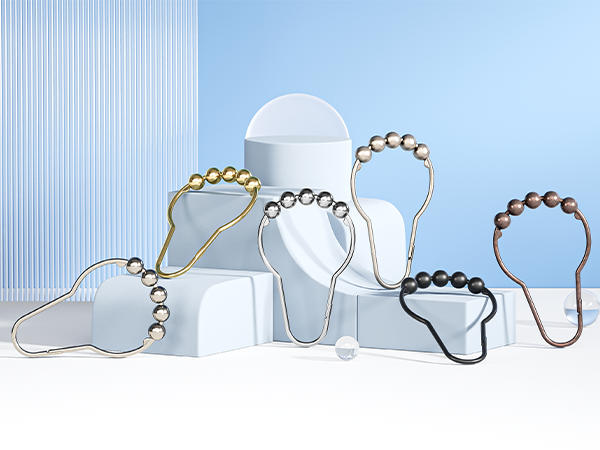 Multcolor Shower Hooks