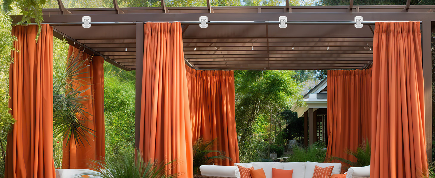 curtain rod holders no drilling