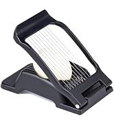 Ortarco Egg Slicer for Hard Boiled Eggs, Aluminium Egg Cutter Heavy Duty Stainless Steel Wire