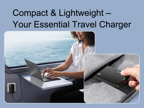 Compact & Lightweight – Your Essential Travel Charger