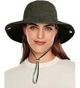 Waterproof Bucket Rain Hat for Women Wide Brim Summer UPF50+ Cowboy Sun Hat Men Foldable Soft Flo...