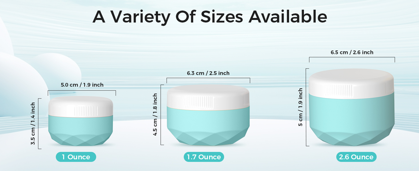 Silicone Cream Jars