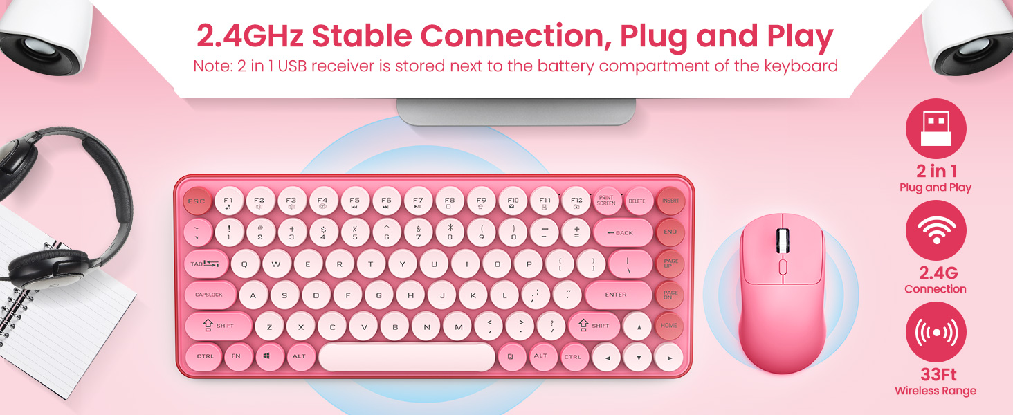 wireless keyboard and mouse combo