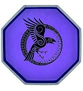Luck Lab 11.5 Inch Dice Tray – Purple - Big Octagonal Dice Tray with Luxurious Rolling Area for R...