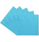 Sveikie 150 PCS Pastel Blue Double-Ply Cocktail Napkins - 6.5x6.5 Inch Disposable Paper Napkins, ...