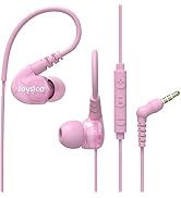 Joysico Sport Headphones Wired Over Ear in-Ear Earbuds for Kids Women Small Ears Comfortable, Ear...