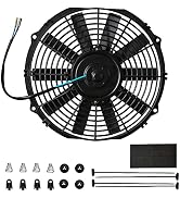 Electric Radiator Cooling Fan - Mupera Universal Slim Fan Puller Electric Radiator Cooling Assemb...