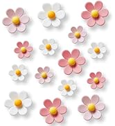 16 pcs - Cute Flower Magnet, Girl Pink Magnet for Fridge and Locker, Whiteboard, and Decoration(1...