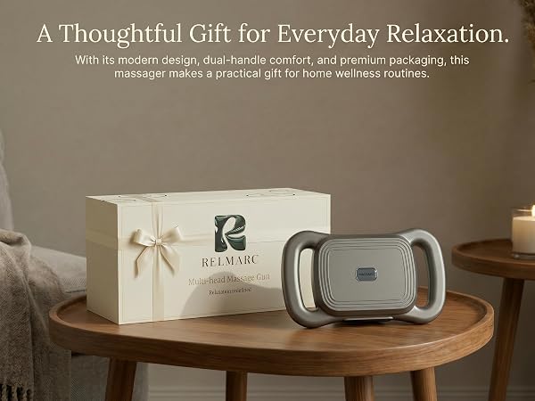 Premium body massager gift with elegant packaging for men and women