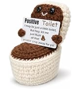 Easter Funny Gift – Handmade Crochet Positive Toilet – Desktop Decoration, Easter Basket Stuffer ...