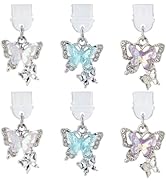 CREATCABIN 6Pcs USB C Dust Plug Butterfly Charm Dust Plug Type-C Dust Plug Phone Anti-Dust Plugs ...