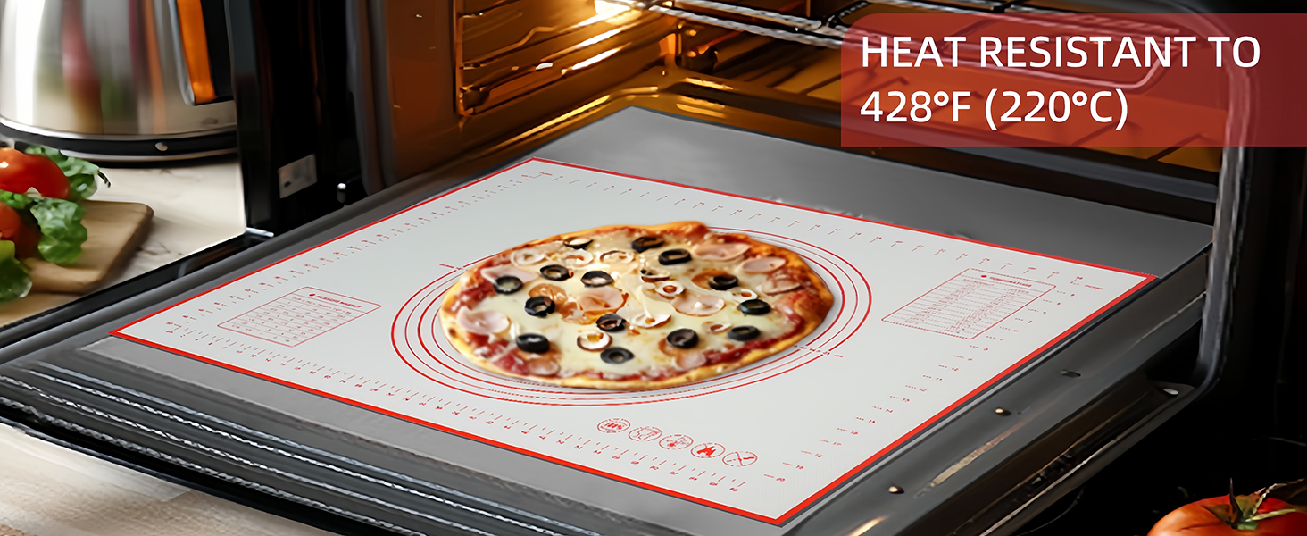 Recommended use temperature is no higher than 428°F (220°C)