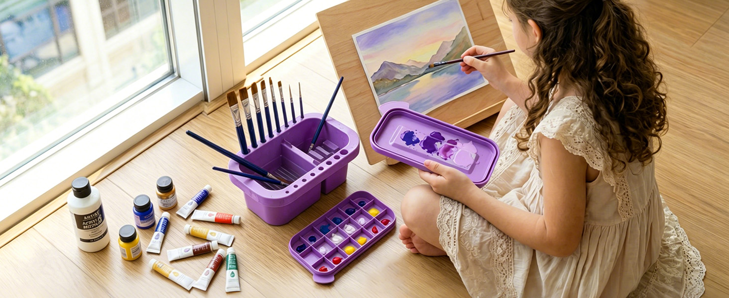 Paint brush cleaner