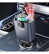 W & O Car Charger Fast Charging for iPhone,Retractable car Charger with Aromatherapy and Starligh...