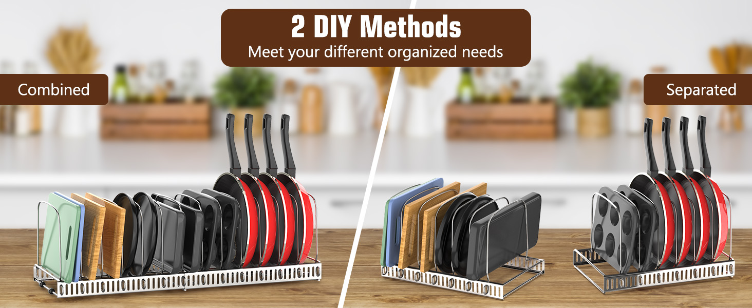 Housolution Cutting Board Organizer Rack