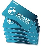RFID Blocking Cards Premium Contactless NFC Debit Credit Card Passport Protector Blocker Set for ...