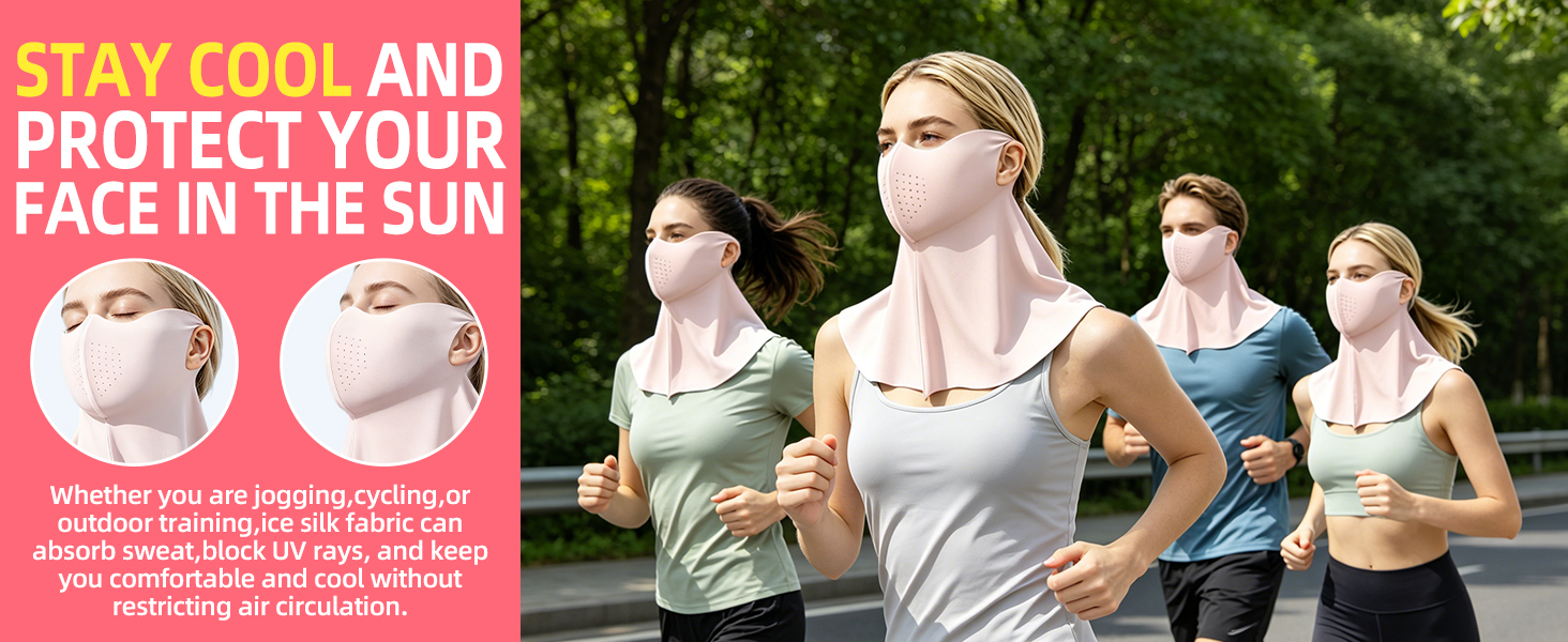 uv protection face mask facial mask face cover uv face cover mask