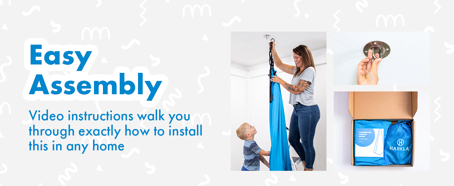 easy to install indoor swing for kids