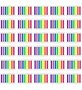 SIQUK 4200 Pieces Flag Tabs Colored Page Markers Sticky Index Tabs Page Flags, 30 Sets 7 Colors