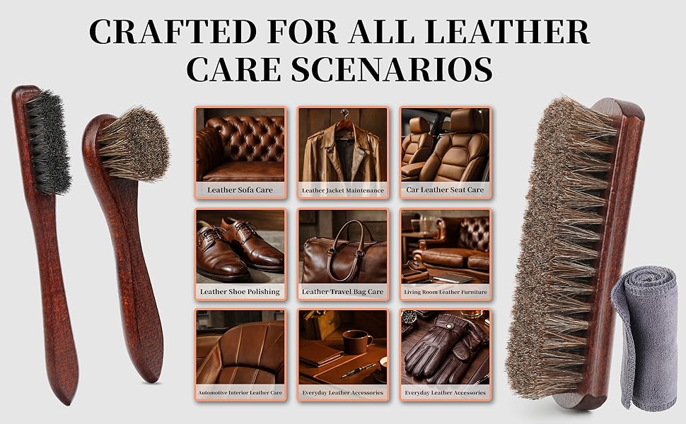 Horse Hair Shoe Brush