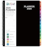 2026 Planner - Planner 2026, Jan 2026 - Dec 2026, 9" x 11", Weekly Monthly Planner 2026, Twin-Wir...
