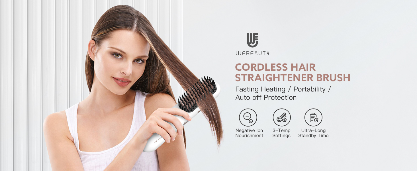 hair straightener brush
