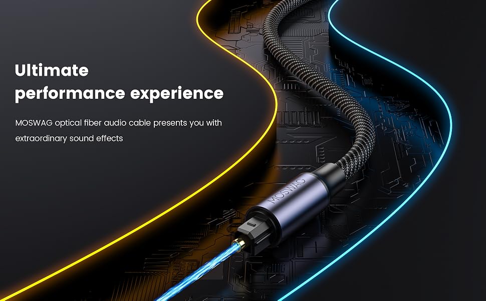 MOSWAG optical fiber audio cable